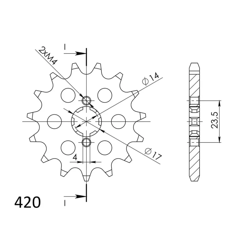 Top Prodej Řetězové kolečko SUPERSPROX CST-1128:15 15 zubů, 420