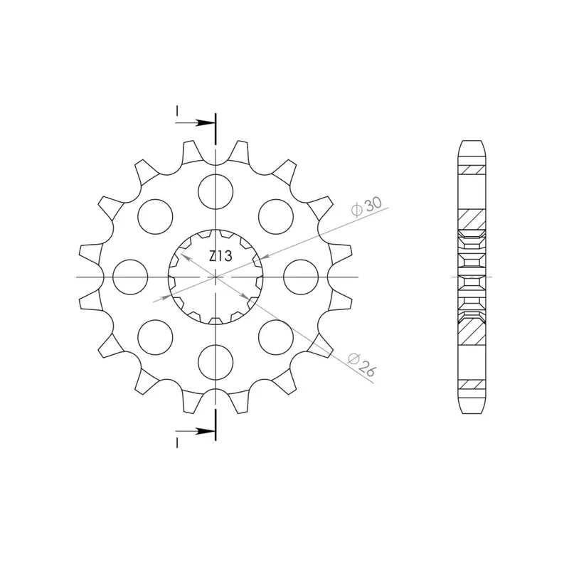 Oblíbený Řetězové kolečko SUPERSPROX CST-1180:17 17 zubů, 530