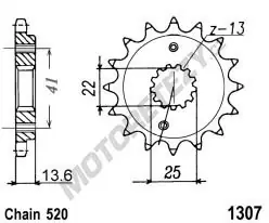 Vysoce Kvalitní Řetězové kolečko KAWASAKI ZX-6RR Ninja rok 03-06