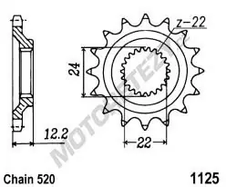 Výhodná Nabídka Řetězové kolečko APRILIA 600 Pegaso rok 90, 92-93