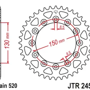 Vrácení Zdarma Rozeta YAMAHA WR 250 F rok 99-00