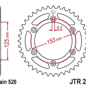 Záruka V Ceně Rozeta HONDA CRF 450 L rok 19-24