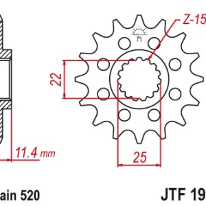 Velkoobchod Řetězové kolečko KTM 690 Duke / R rok 08-19