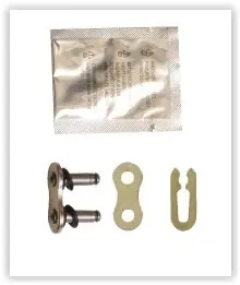 Víkendová Akce Spojka řetězu ČZ 520 ORMX zlatá, rozebíratelná