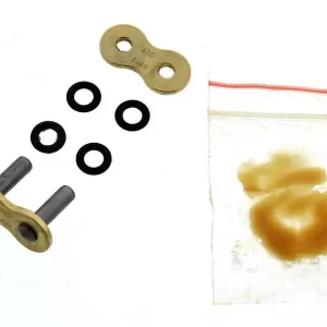 Aktuální Spojka řetězu ČZ 520 SDZZ, zlatá, pevná (nýtovací)