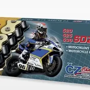Trendový Řetěz ČZ 520 SDZZ, X-ring, stříbrný, 118 článků