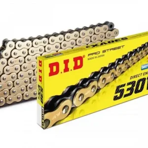 Akce Řetěz DID 530 VX3, X-ring, zlatý GB, 120 článků