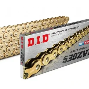 Tovární Cena Řetěz DID 530 ZVM-X2, X-ring, zlatý GG, 108 článků