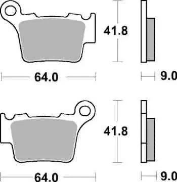Výhodná Nabídka Brzdové destičky TRW Lucas RSI zadní HUSABERG FE 250 rok 13-15