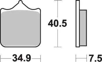 Akce Brzdové destičky TRW Lucas přední KTM 990 Supermoto rok 07-10