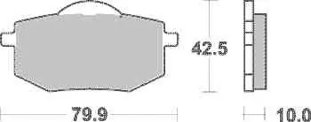Autentický Brzdové destičky TRW Lucas přední YAMAHA XV 535 Virago rok 87-95
