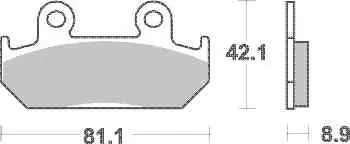 Bezpečná Platba Brzdové destičky TRW Lucas přední HONDA XRV 750 Africa Twin rok 90-92