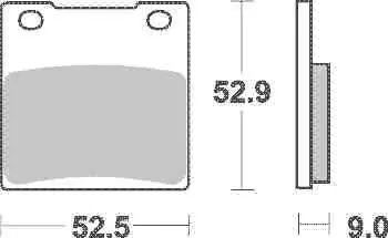 Značkový Brzdové destičky TRW Lucas zadní SUZUKI GSX-R 1100 rok 89-97