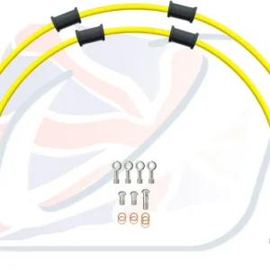 Ihned K Objednání CROSSOVER Hadice přední brzdy sada Venhill POWERHOSEPLUS SUZ-6027FS-YE (2 hadice v sadě) žluté hadice, nerezové koncovky