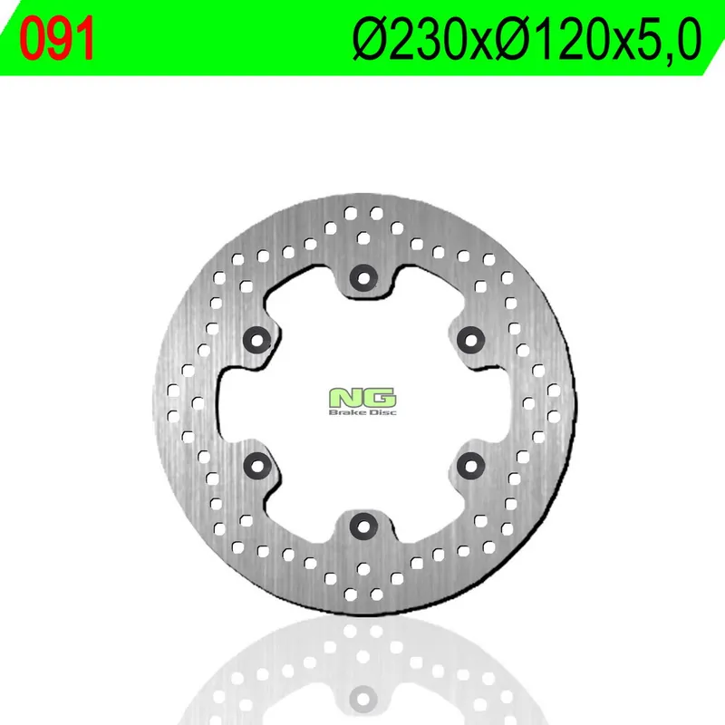 Akční Cena Brzdový kotouč NG zadní KAWASAKI KLR 650 Tengai rok 89-92