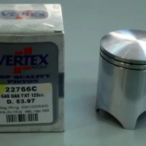 Značkový Píst Vertex GAS GAS 125 TXT 02-21 (53,96mm) (+0,01mm) (kroužky 53009805400 X 2 kusy)