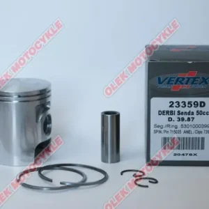 Cenově Výhodný Píst Vertex DERBI SENDA 50 (39,84mm) (kroužky 53010003990 X 2 kusy)