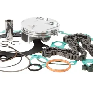 Celosvětová Doprava VERTEX sada na opravu horní části motoru SUZUKI RMZ 250 16-24 ( píst 24122D, těsnění TOP-END, rozvodový řetěz )