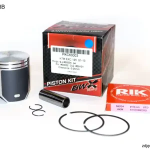 Novinka BEARING WORX píst KTM (2T) SX 125 (SX125) 01-23, EXC 125 (EXC125) 01-16, HUSQVARNA TC 125 14-22, TE 125 14-16 BETA RR 125 18-19 (53,95mm) kroužky RIK 2 kusy