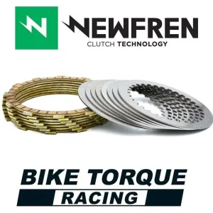 NEWFREN spojkové kotouče závodní s podložkami KTM SX 125 19-24; XC-W125 19-24; EXC 150 20-24 (TPI), HUSQVARNA TC 125 19-24; TX 125 19-20; TE 150 19-24; TE 150 i 20-24; GAS GAS MC 125 21-24 Akční Cena