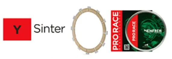 Exkluzivní NEWFREN spojkové kotouče KTM GS 350/390/420/495 80-; MC 390 80-; MX 495 82-83 (F.1458Y) sintrované