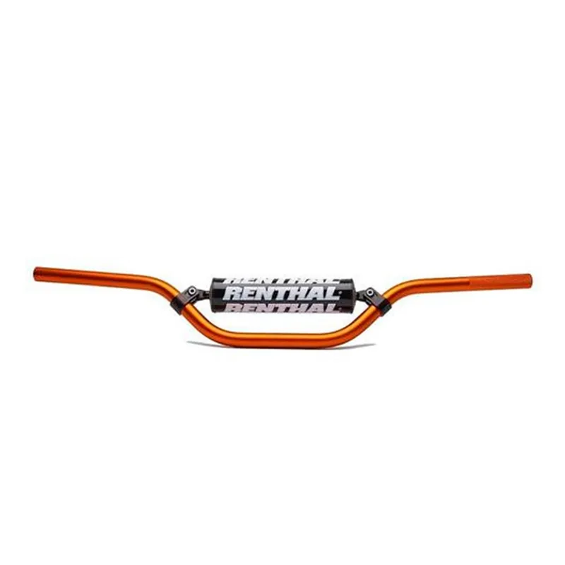 Pouze Dnes RENTHAL řidítka 7/8 (22mm) MX MINI HANDLEBAR ORANGE KTM 65 SX PADDED barva oranžová s chráničem