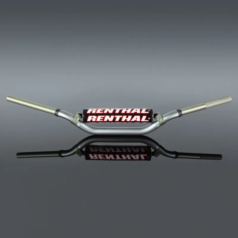 RENTHAL řidítka 1,1/8 (28,6mm) MX TWINWALL 994 HANDLEBAR TANIUM KTM HIGH PADDED barva titanová s chráničem Garance Vrácení Peněz