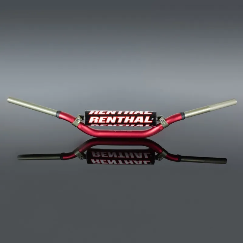 Speciální Cena RENTHAL řidítka 1,1/8 (28,6mm) MX TWINWALL 997 HANDLEBAR RED CR/CRF 04-13 KX/KXF 06-13 PADDED barva červená s chráničem