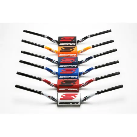 SCAR závodní řidítka 28.6mm model RC BEND barva černá/oranžová houba barva černá/oranžová/bílá Přímo Od Výrobce