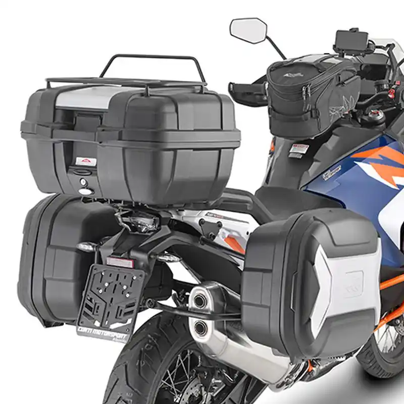 Levný KAPPA boční nosič kufru MONOKEY KTM 1290 SUPER ADVENTURE R 21-25 - také pod kufry retro-FIT KVE KVENTURE ALU a kmS KMISSION ALU