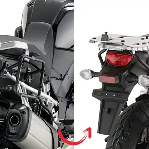 Odeslání Ihned KAPPA boční nosič kufru rychlá montáž MONOKEY SUZUKI DL 1000 V-STROM 14-19 - také pod kufry MONOKEY retro-FIT KVE KVENTURE ALU a kmS KMISSION ALU