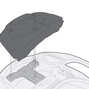 KAPPA zadní nosič kufru SUZUKI BURGMAN 650 / EXECUTIVE 02-20 ( s plotnou MONOKEY ) Zlevněný