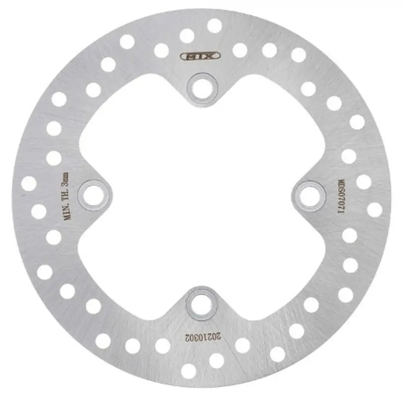 Aktuální MTX PARTS brzdový kotouč zadní YAMAHA YFM 550 GRIZZLY 11-14, YFM 700 GRIZZLY 07-18 (250X98X4,0mm) (4X10,5mm)