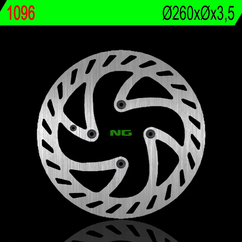 Finální Výprodej NG přední brzdový kotouč AJP 125/200/240 ENDURO (průměr 260mm (4X6,5mm)