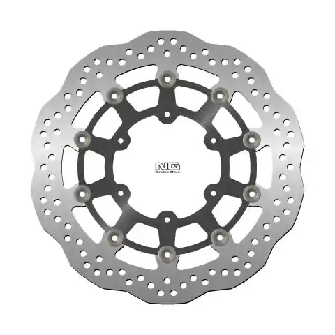 Tovární Cena NG přední brzdový kotouč SUZUKI GSXR 600/750 08-18, GSXR 1000 09-16, GSX 750Z 08-14 (310X102X5mm) (6X8,5mm) WAVE plovoucí (prostředek hliníkový)
