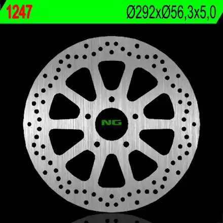 Exkluzivní NG brzdový kotouč zadní HARLEY DAVIDSON 750/883/1200/1340/1450/1584/1690 (292X56,3X5) (5X10,5mm)