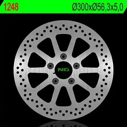 NG přední brzdový kotouč HARLEY DAVIDSON 883/1200/1450/1584/1690/1800 (300X56,3X5) (5X8,5mm) Cenový Hit