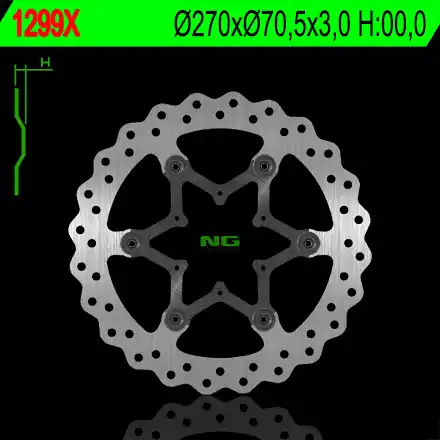 Top Prodej NG přední brzdový kotouč TM 98-14 (270X70,5X3) plovoucí WAVE
