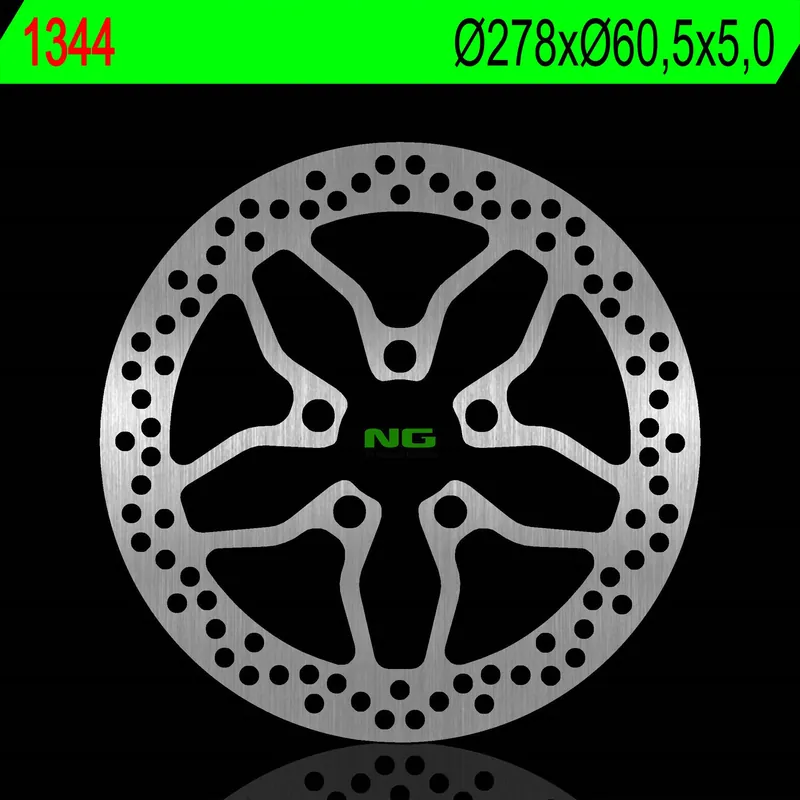 Pouze Dnes NG přední brzdový kotouč PIAGGIO X10 125/350/500 12-17 (278X60,5X5,0mm) (5X14,1mm)