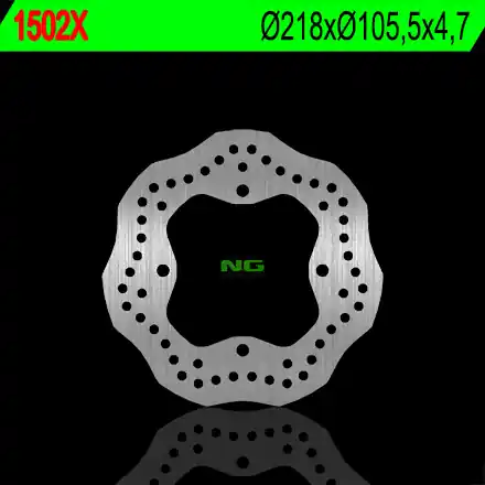 Výprodej NG brzdový kotouč zadní POLARIS sportSMAN 400/450/500/570/700/800, RANGER 400/500/570/700/800/900 (218X105,5X4,7) (4X10,5mm) WAVE