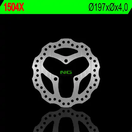 NG brzdový kotouč zadní CAN-AM 450DS 08-14 (197X4) (3X10,5mm) WAVE Aktuální