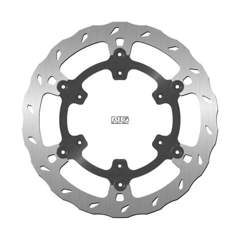 NG přední brzdový kotouč AJP PR7 ADVENTURE 650 16-20 (300X124,3X5mm) plovoucí (6X6,5mm) WAVE Nízká Cena