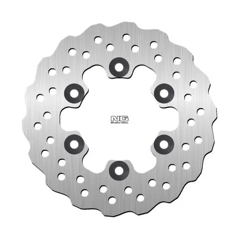 Jen Po Omezenou Doba NG brzdový kotouč zadní KAWASAKI KLX125 10-17 (190X84X4mm) (6X10,5mm) WAVE