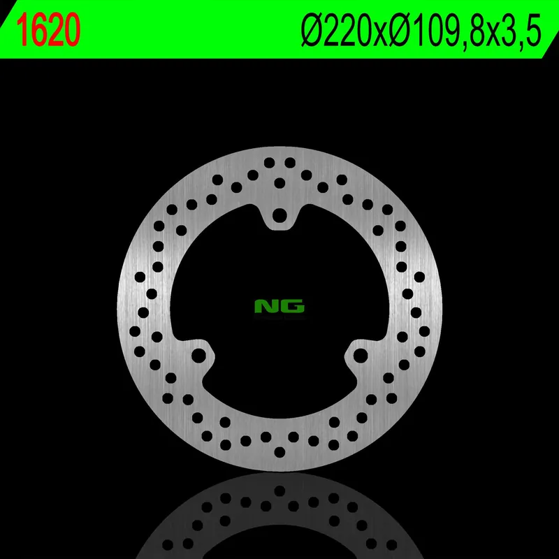 NG přední brzdový kotouč YAMAHA TRICITY/ABS 14-18 (220X109,8X3,5mm) (3X10,5mm) Cenová Bomba