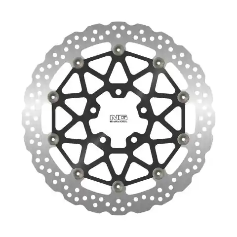 Doprava Zdarma NG přední brzdový kotouč KAWASAKI ZX 10R SE ABS 19-20, ZX 10RR ABS 17-24 (330X70X5,0mm) (5X10,5mm) WAVE plovoucí (prostředek hliníkový)