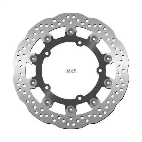 Akce NG přední brzdový kotouč YAMAHA FZS 600 04-10, MT-03 05-14, XJR1300 95-13, R6 03-09 (298X132X5mm) (5X8,5mm) WAVE plovoucí (prostředek hliníkový)