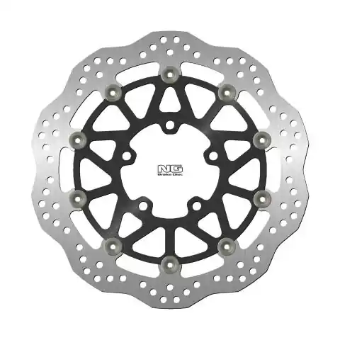 NG přední brzdový kotouč KAWASAKI ZX-6R 636 16-20 (310X80X5mm) (5X10,5mm) WAVE plovoucí (prostředek hliníkový) Garance Vrácení Peněz