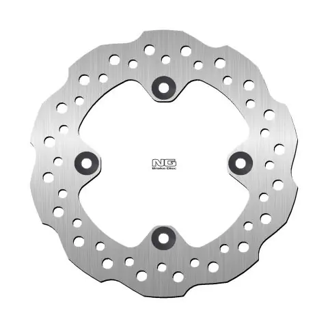 Sezónní Sleva NG brzdový kotouč zadní HONDA 250/300 12-21, XR250 91-97, XR600 91-99, XR600L 93-12 (220X105X4,5mm) (4,5X10,5mm) WAVE