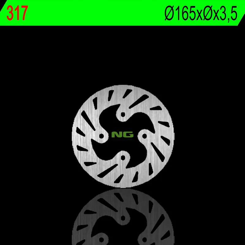 NG brzdový kotouč zadní BETA REV3 125/200/250 99-02 (165X3,5mm) (4X10,5mm) Jen Po Omezenou Doba