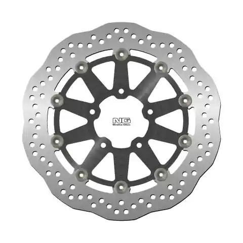 Horká Nabídka NG přední brzdový kotouč SUZUKI GSXR 600/750/1000 03-05, VL800 14-15 (300X69X5mm) (5X10,5mm) WAVE plovoucí (prostředek hliníkový)